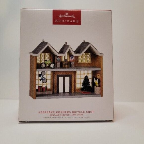 2022 Hallmark Christmas Ornament Keepsake Korners Bicycle Shop #39 Nostalgic - Picture 4 of 12